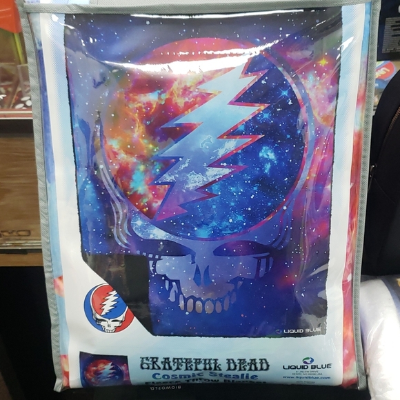Liquid Blue Grateful Dead Throw - Picture 1 of 1